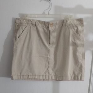 Tommy Hilfiger Khaki Mini Skirt